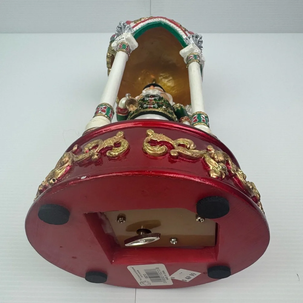 VTG Pacific Rim Resin Enamel Nutcracker Trumpet Player Musical Box 55213